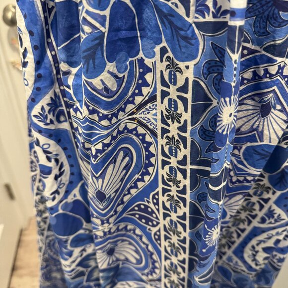 Farm Rio Blue Tile Maxi - Picture 3 of 7